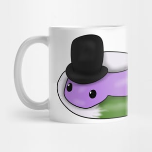 Genderqueer Snake in a top hat Mug